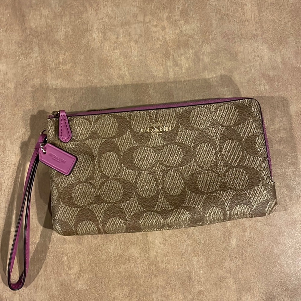Coach Double Wristlet - Like New